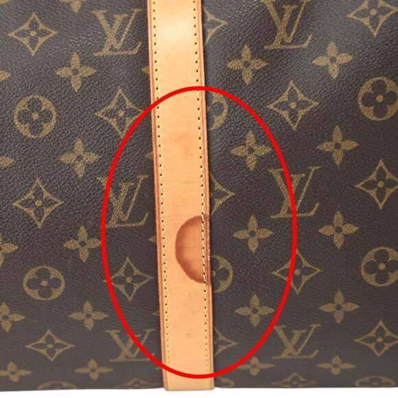 LOUIS VUITTON Authentic Brown Monogram Canvas Keepall 50 Boston Bag - Picture 12 of 16